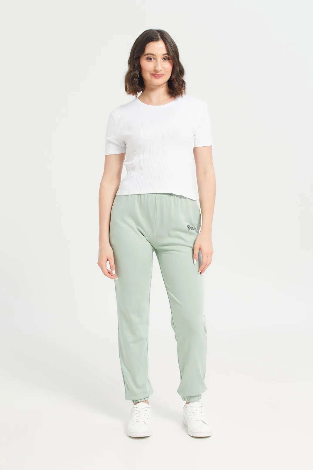 Women Mint Printed Joggers sold by Redtag product image thumbnail 2