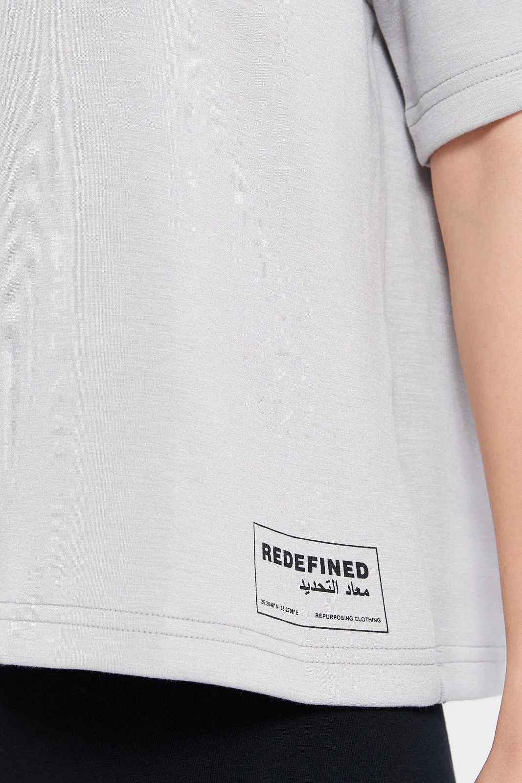 Woman Ecru Active Redefined T-Shirt sold by Redtag product image thumbnail 5