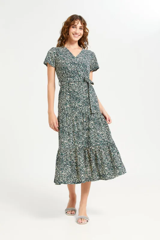 Women Multicolour Printed Dress sold by Redtag