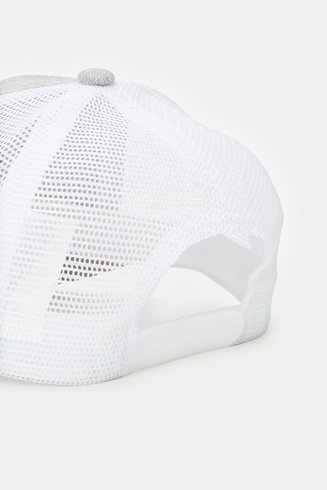 Men Grey And White Cap With Rubber Patch sold by Redtag product image thumbnail 3