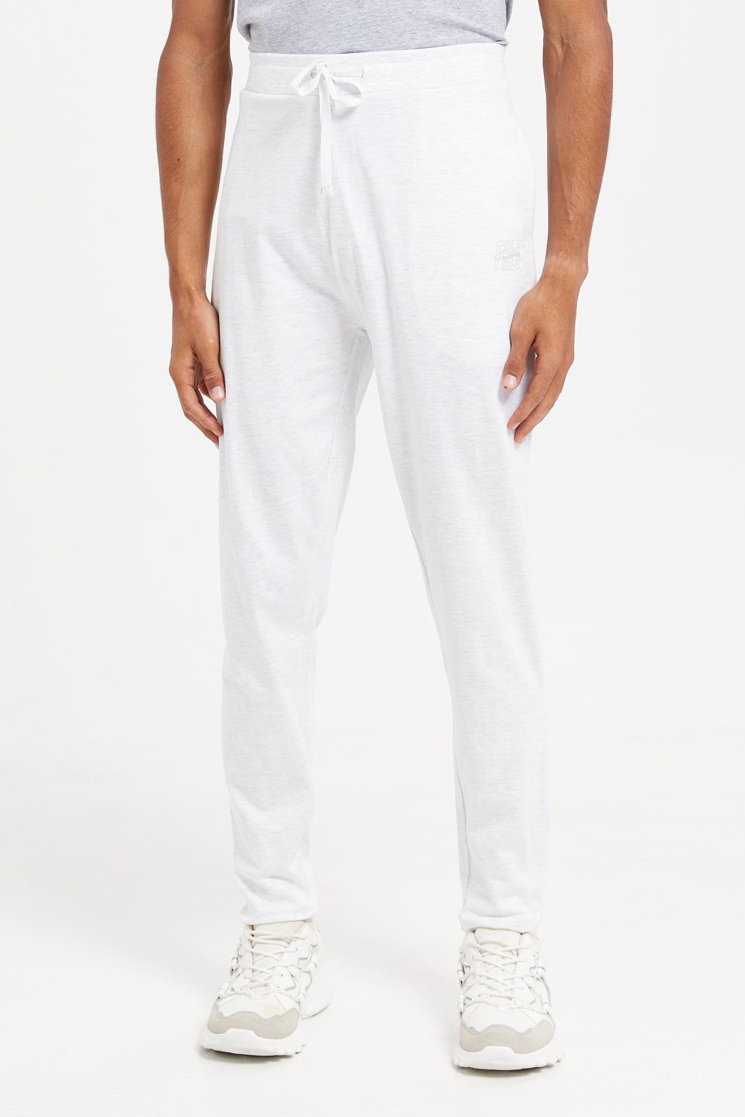 Men Ecru Cuffed Pyjama Bottom sold by Redtag