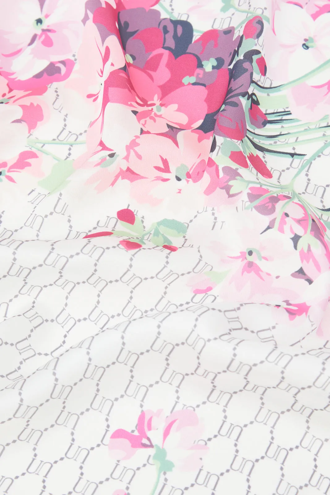 Women White And Pink Printed Scarf sold by Redtag product image thumbnail 2