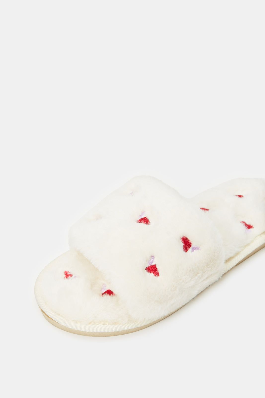 Women White Embroidered Slipper sold by Redtag product image thumbnail 3
