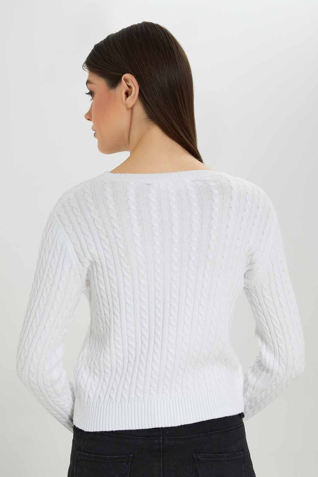 Women Ivory Knitted Pullover sold by Redtag product image thumbnail 4