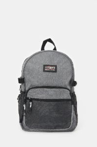 Men Grey And Black Printed Backpack sold by Redtag