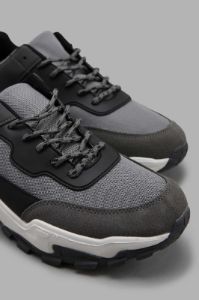 Men Grey Colour Block Sneaker sold by Redtag