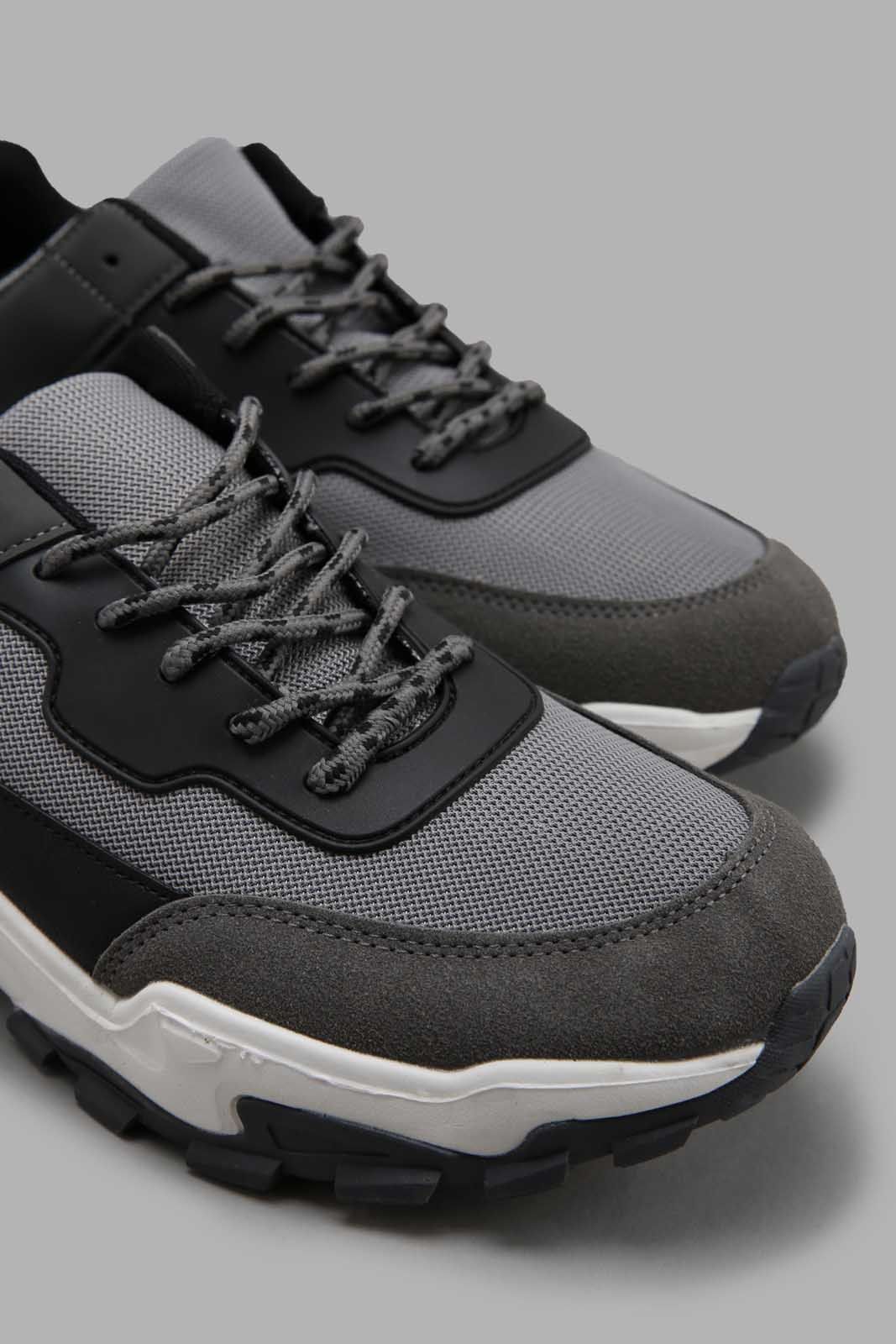 Men Grey Colour Block Sneaker sold by Redtag product image thumbnail 2