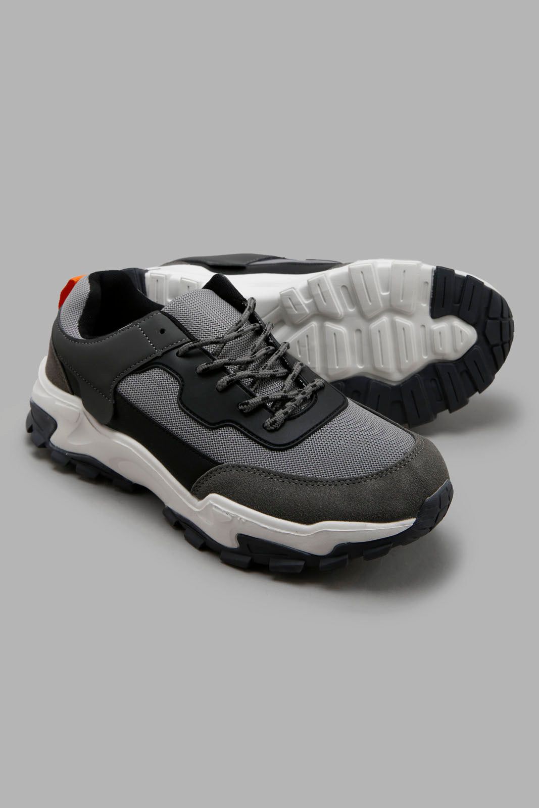 Men Grey Colour Block Sneaker sold by Redtag product image thumbnail 3
