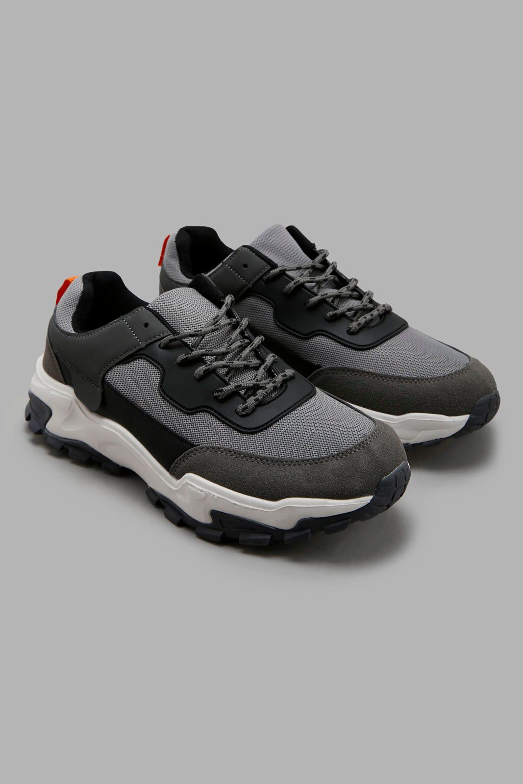 Men Grey Colour Block Sneaker sold by Redtag