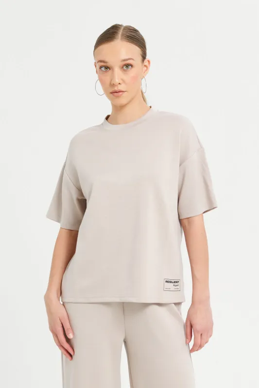 Women Beige Printed Sweatshirt sold by Redtag