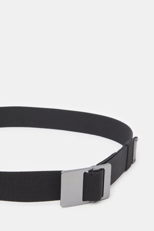 Men Black Casual Belt sold by Redtag