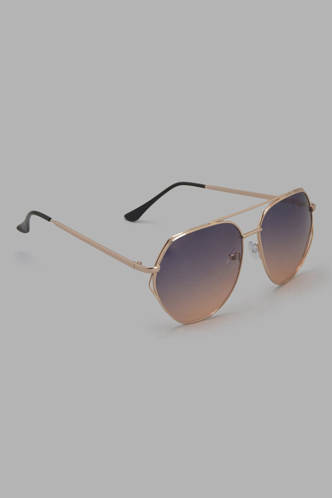 Gold Oversized Sunglasses for Women sold by Redtag