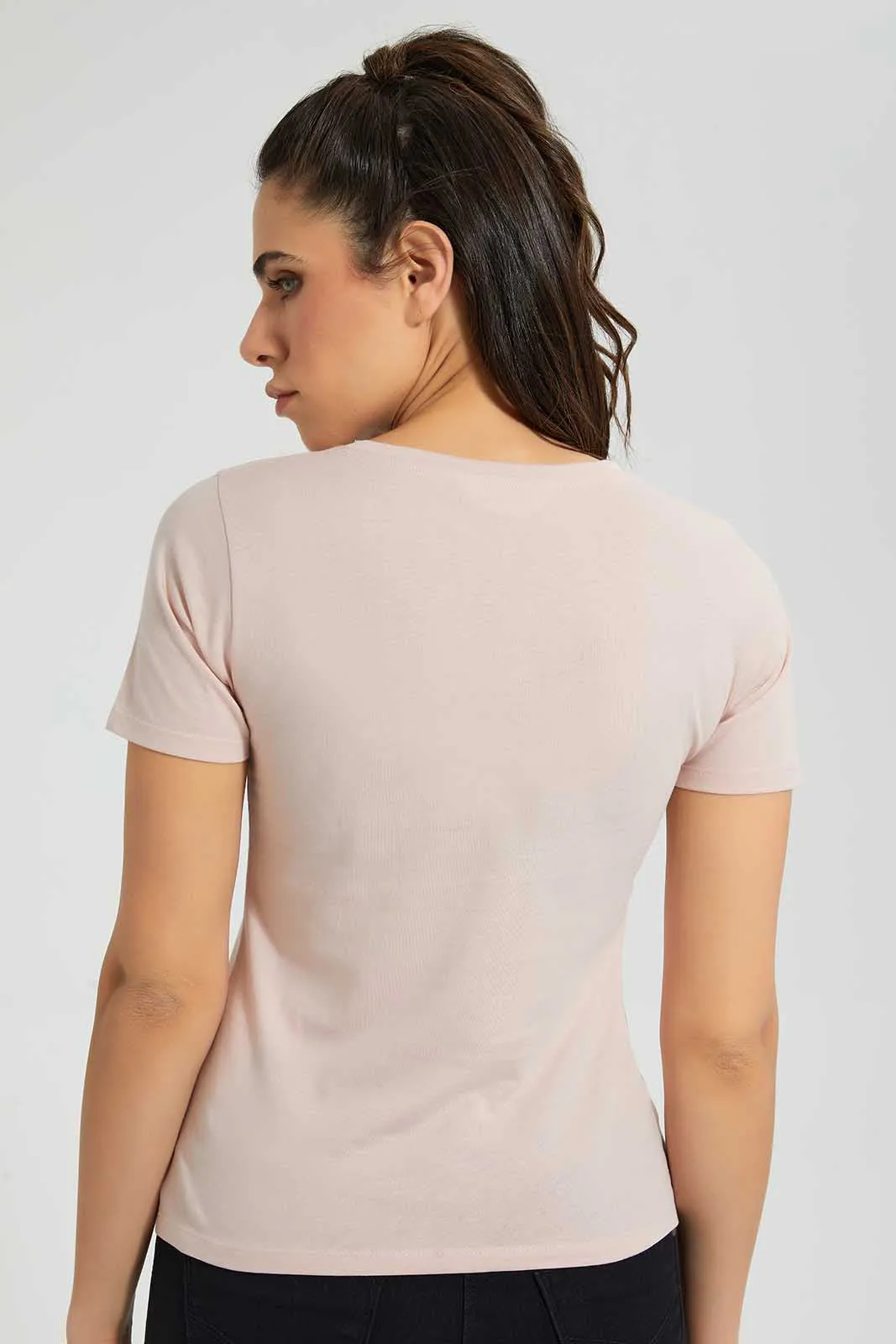 Pink Printed T-Shirt sold by Redtag product image thumbnail 4