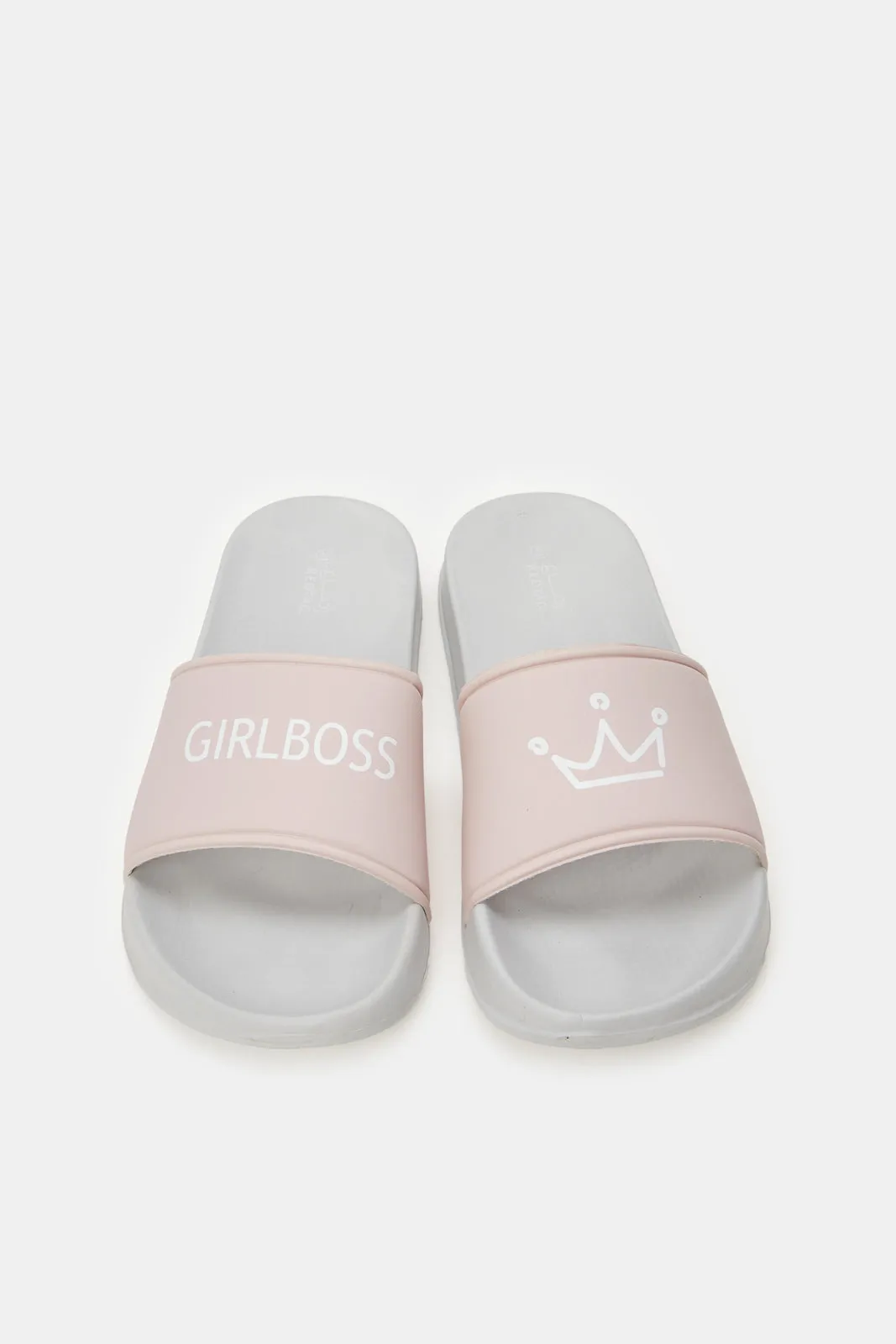 Women Pink Printed Slide sold by Redtag product image thumbnail 2
