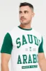 Men White KSA National Day T-Shirt sold by Redtag
