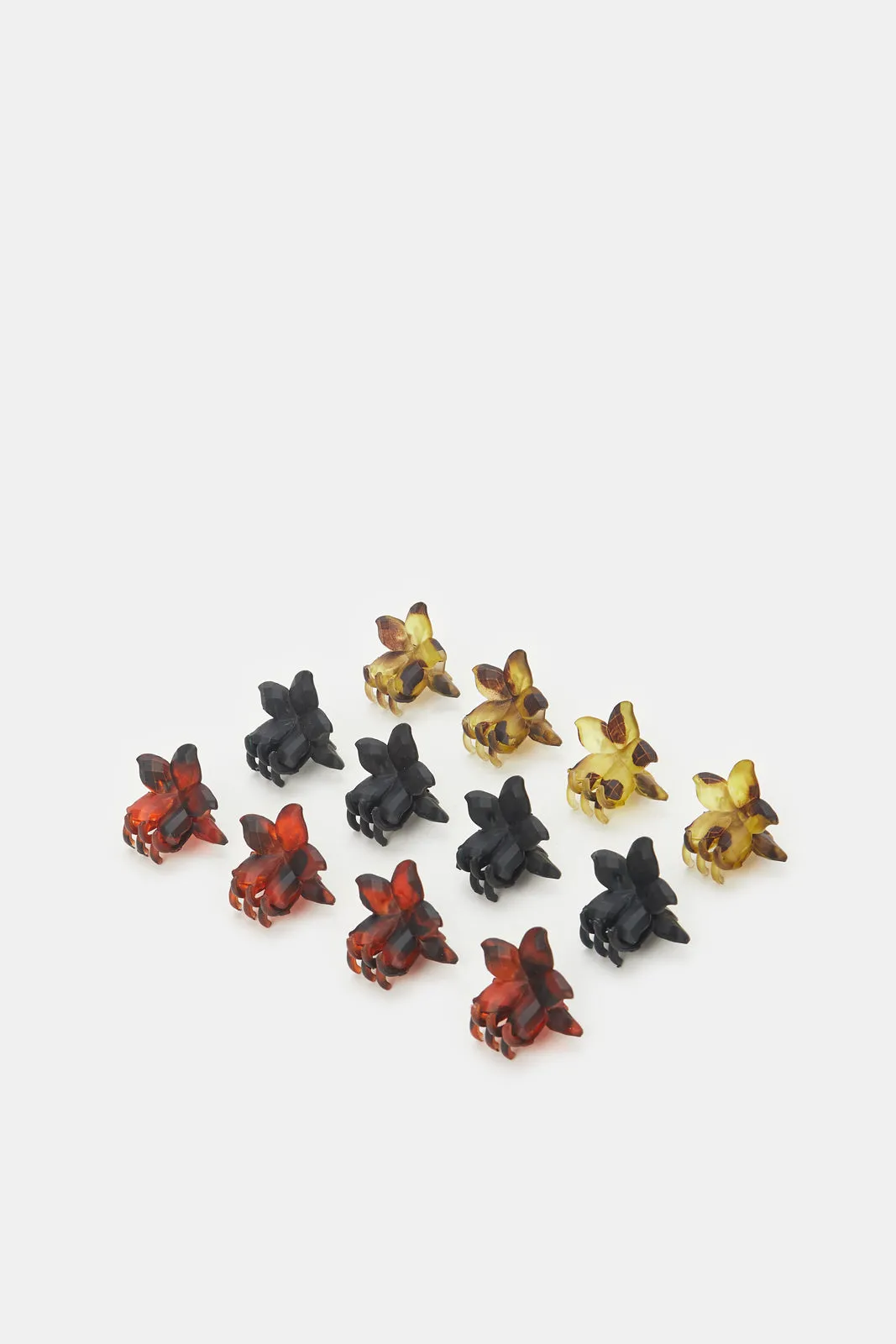 Women Assorted Hair Clutches Set (Pack of 12) sold by Redtag