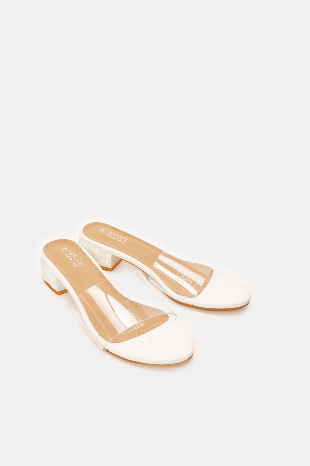 Womens White Vinyl Mule sold by Redtag product image thumbnail 2