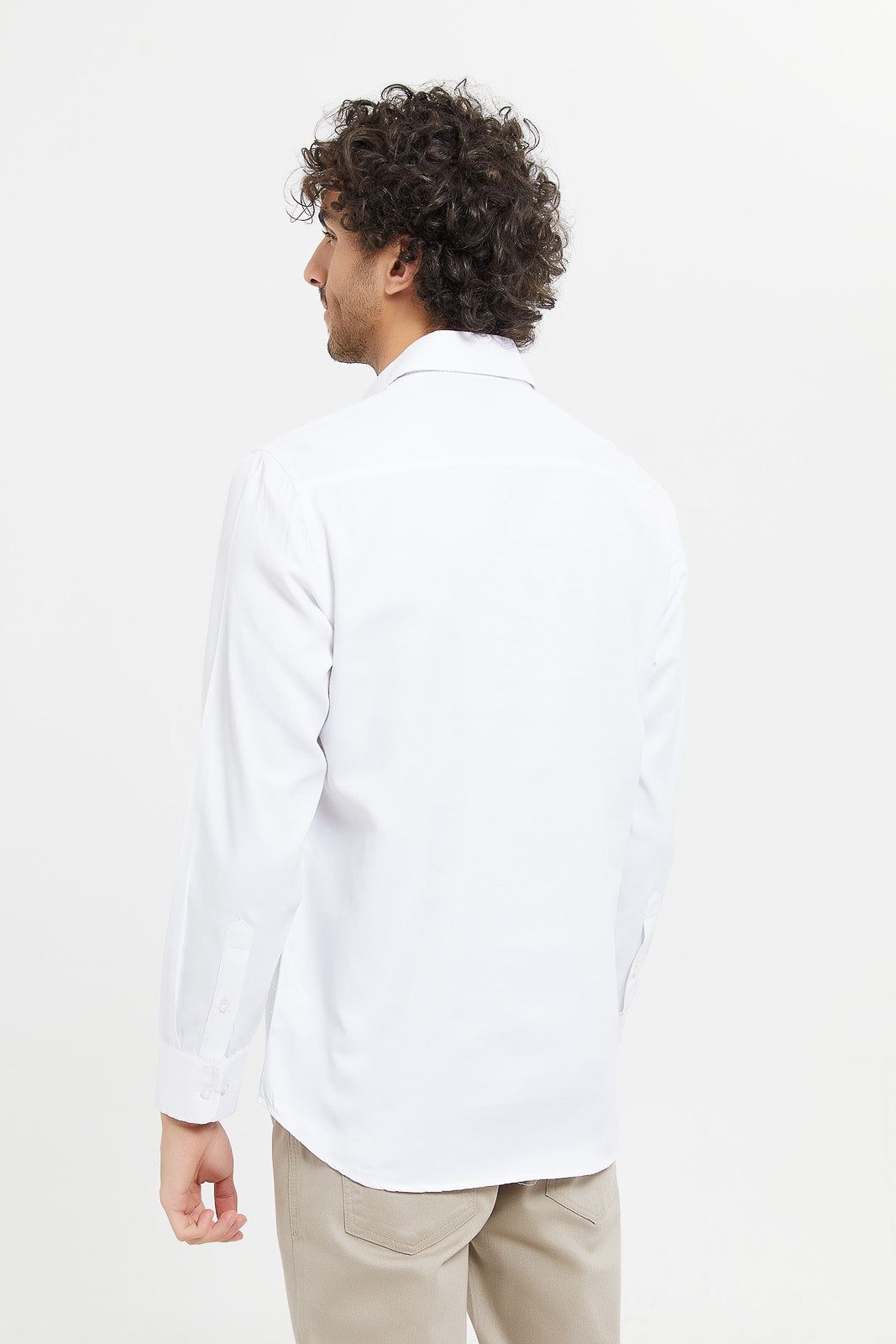 Men White Formal Shirt sold by Redtag product image thumbnail 3