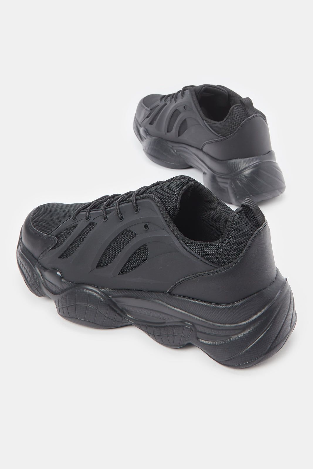 Men Black Chunky Trainers sold by Redtag product image thumbnail 4
