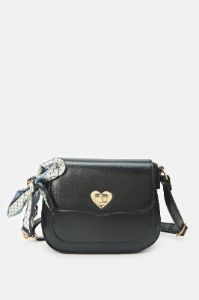 Women Black Embellished Cross Body Bag sold by Redtag