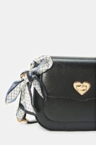 Women Black Embellished Cross Body Bag sold by Redtag