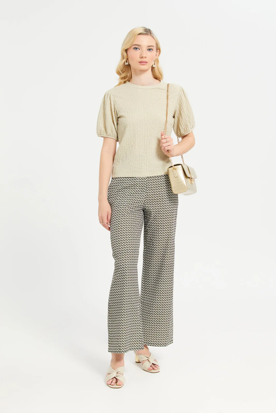 Women Assorted Geometric Print Wide Leg Trouser sold by Redtag product image thumbnail 2