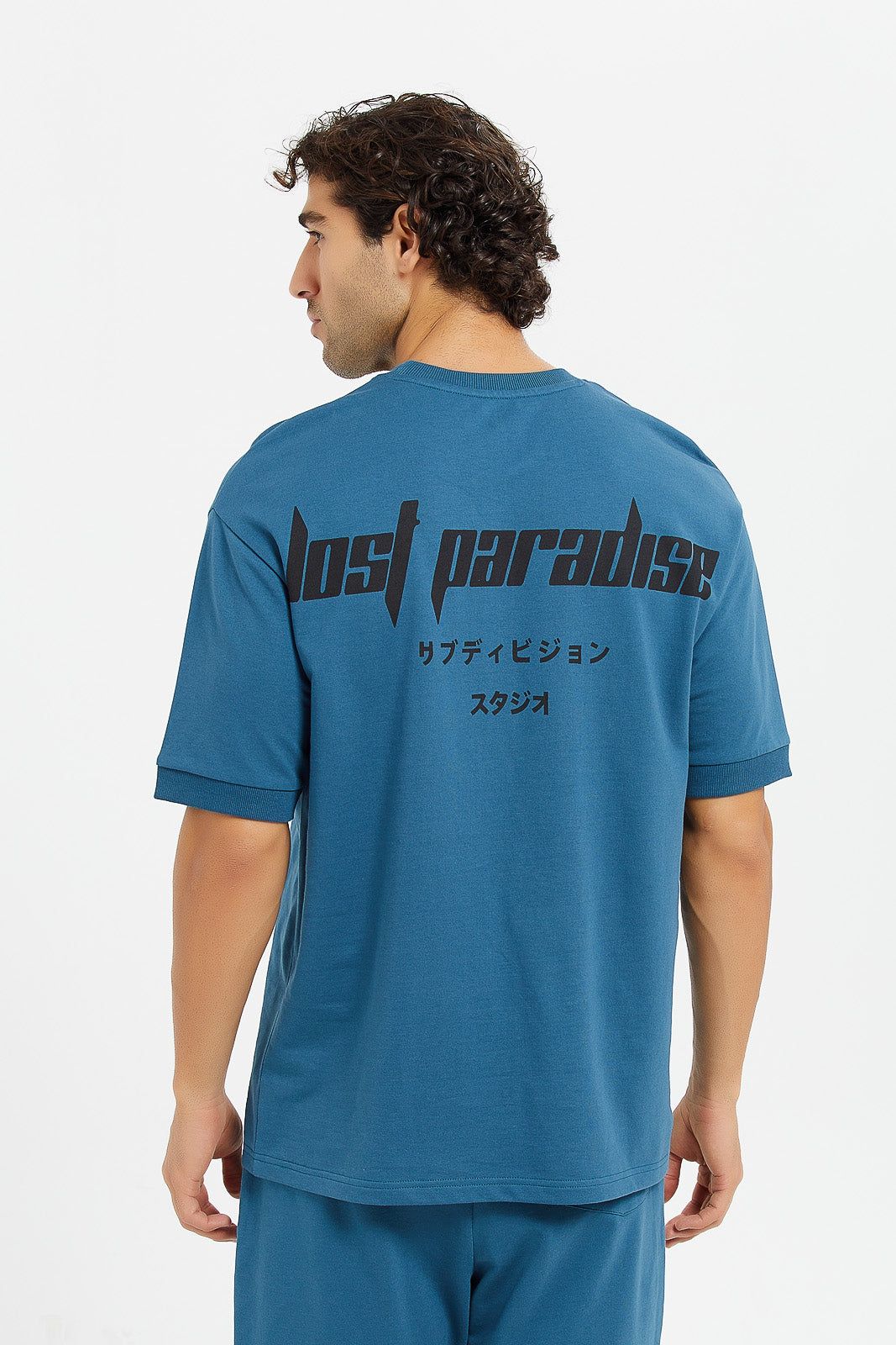 Men Blue Sports Club Lounge Shirt sold by Redtag product image thumbnail 3