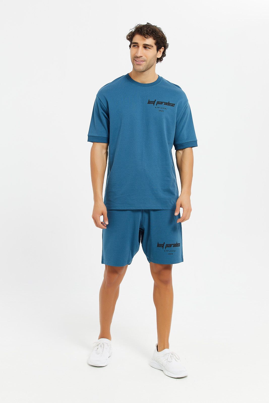 Men Blue Sports Club Lounge Shirt sold by Redtag product image thumbnail 2