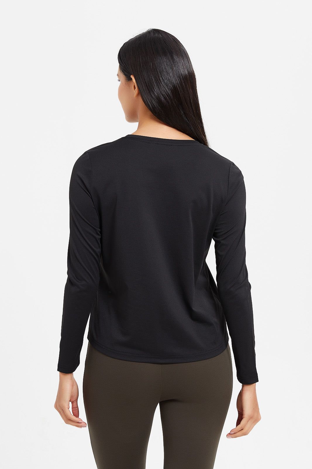 Women Black Long Sleeved T-Shirt sold by Redtag product image thumbnail 3