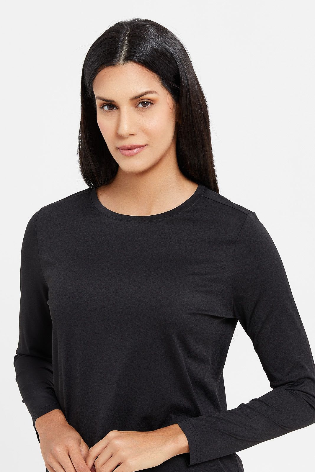 Women Black Long Sleeved T-Shirt sold by Redtag product image thumbnail 4