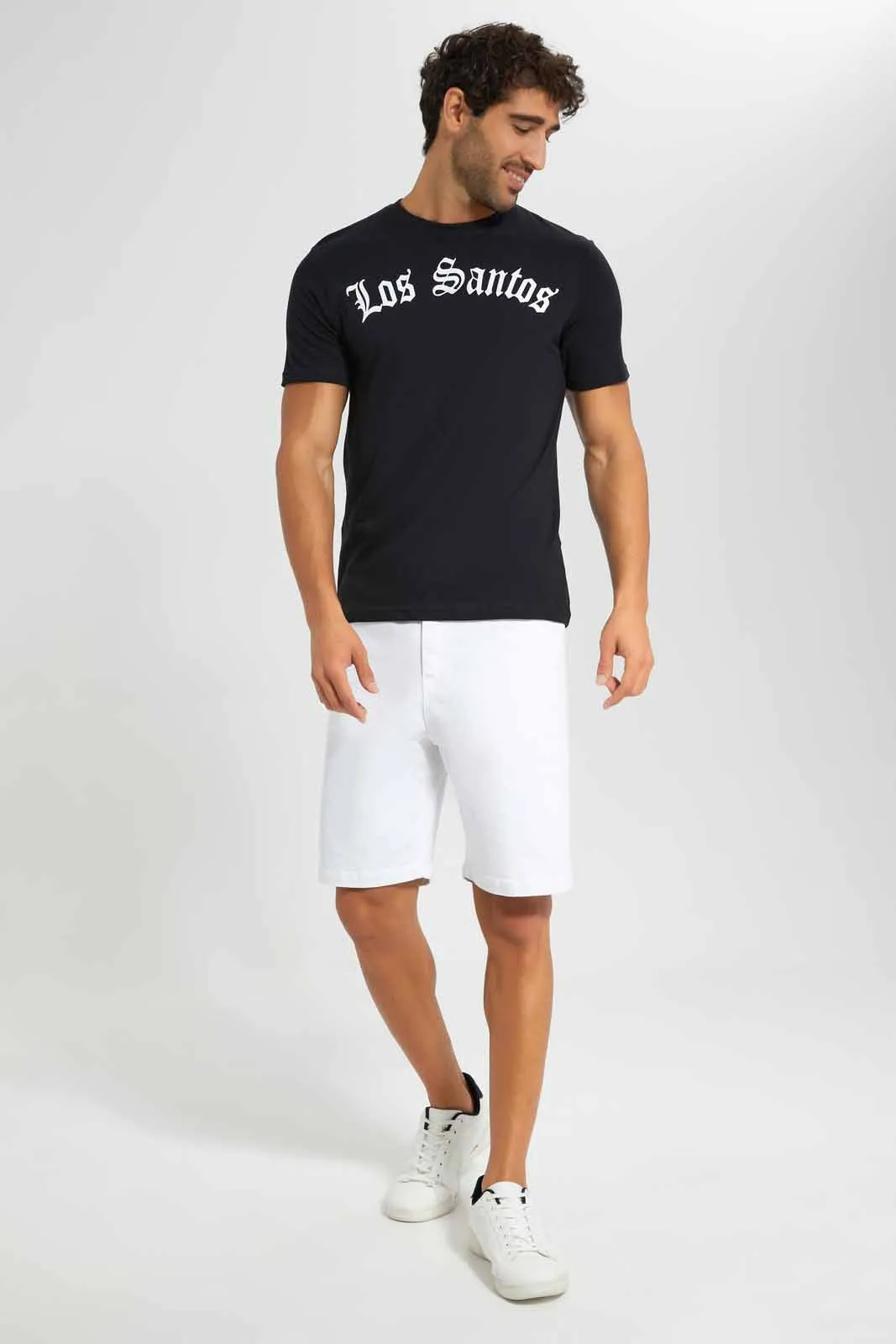 Black Graphic T-Shirt sold by Redtag product image thumbnail 4