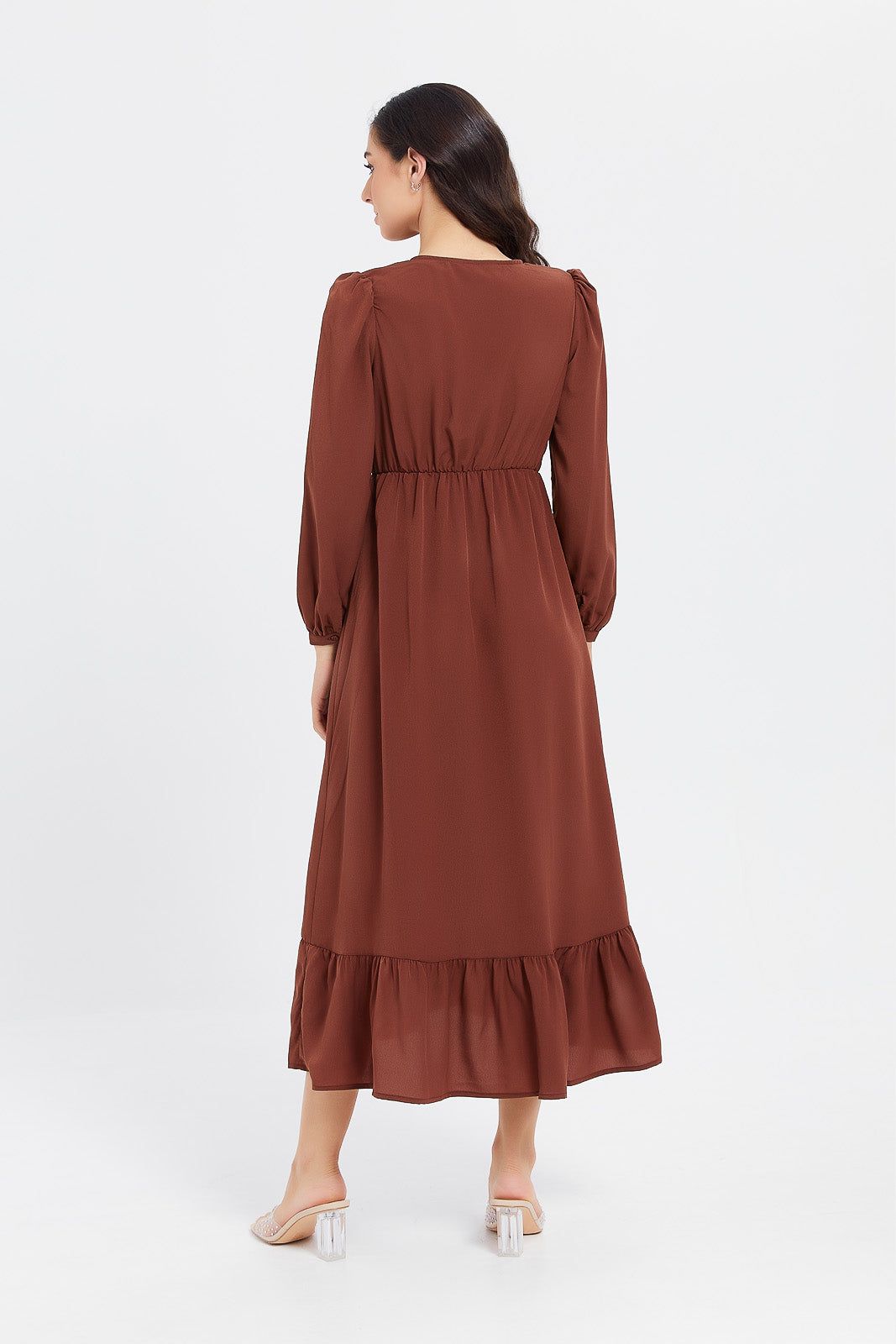 Women Brown Maxi Dress sold by Redtag product image thumbnail 2
