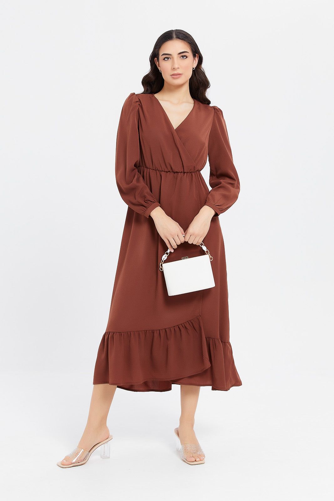 Women Brown Maxi Dress sold by Redtag product image thumbnail 3