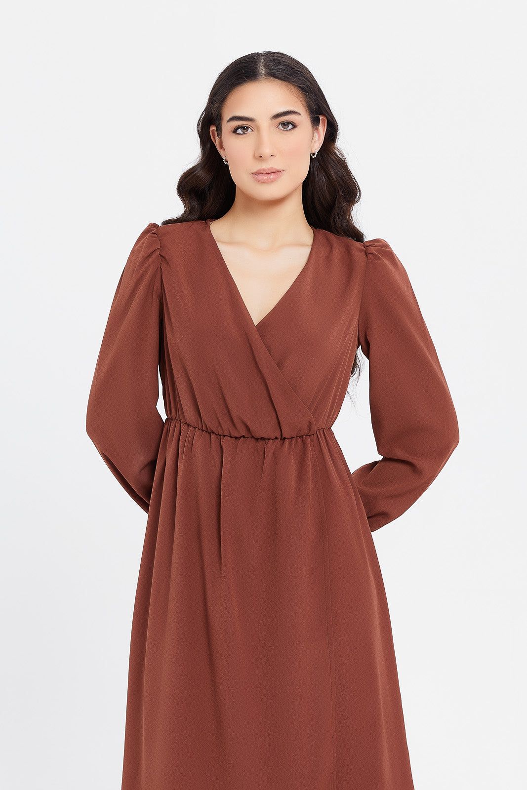 Women Brown Maxi Dress sold by Redtag product image thumbnail 4