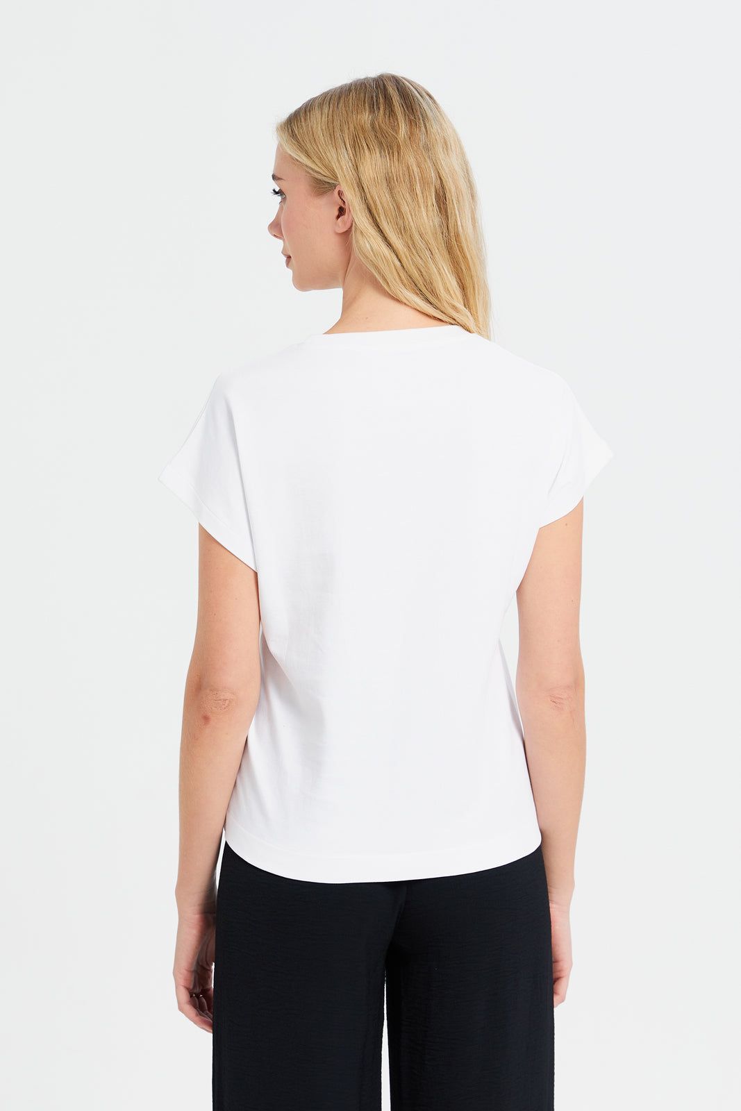 Women White Printed T-Shirt sold by Redtag product image thumbnail 3