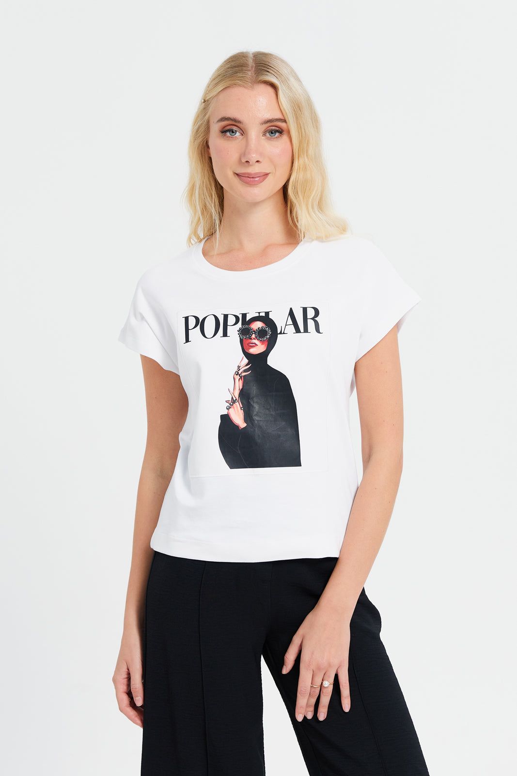 Women White Printed T-Shirt sold by Redtag