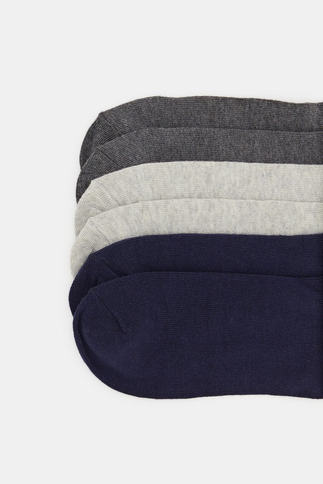 Men Assorted Plain Ankle Socks Set (Pack Of 3) sold by Redtag product image thumbnail 2