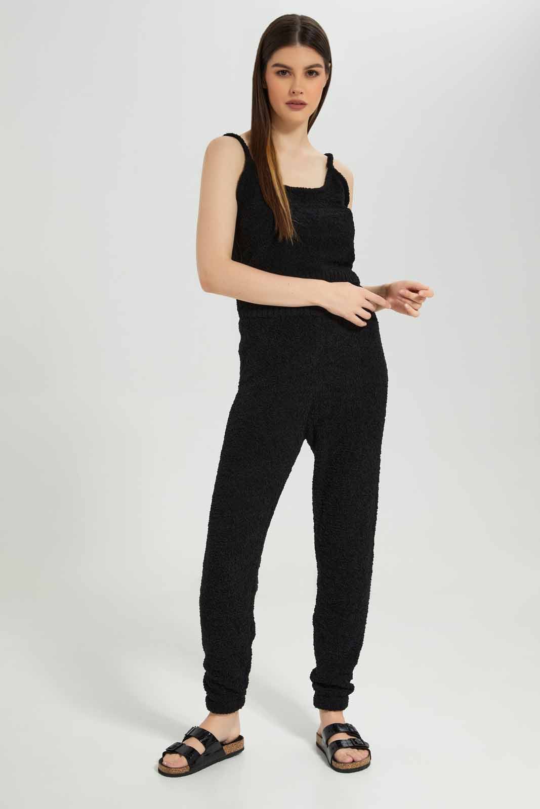 Women Black Lounge Pant sold by Redtag product image thumbnail 3