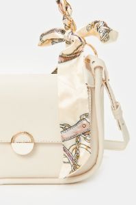 Women Cream Embellished Cross Body Bag sold by Redtag