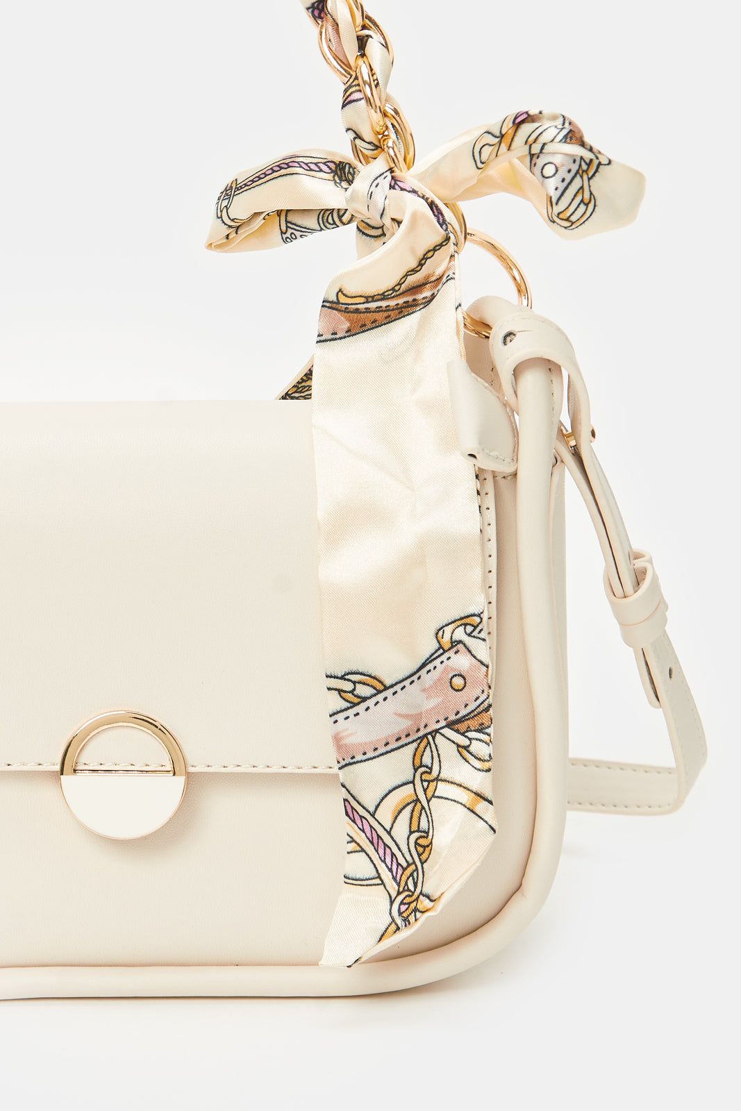 Women Cream Embellished Cross Body Bag sold by Redtag product image thumbnail 3