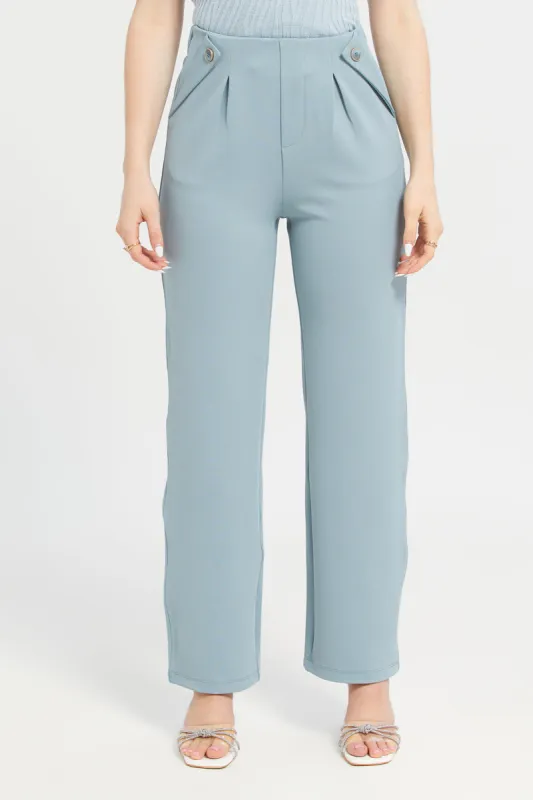 Blue Twill Pants sold by Redtag