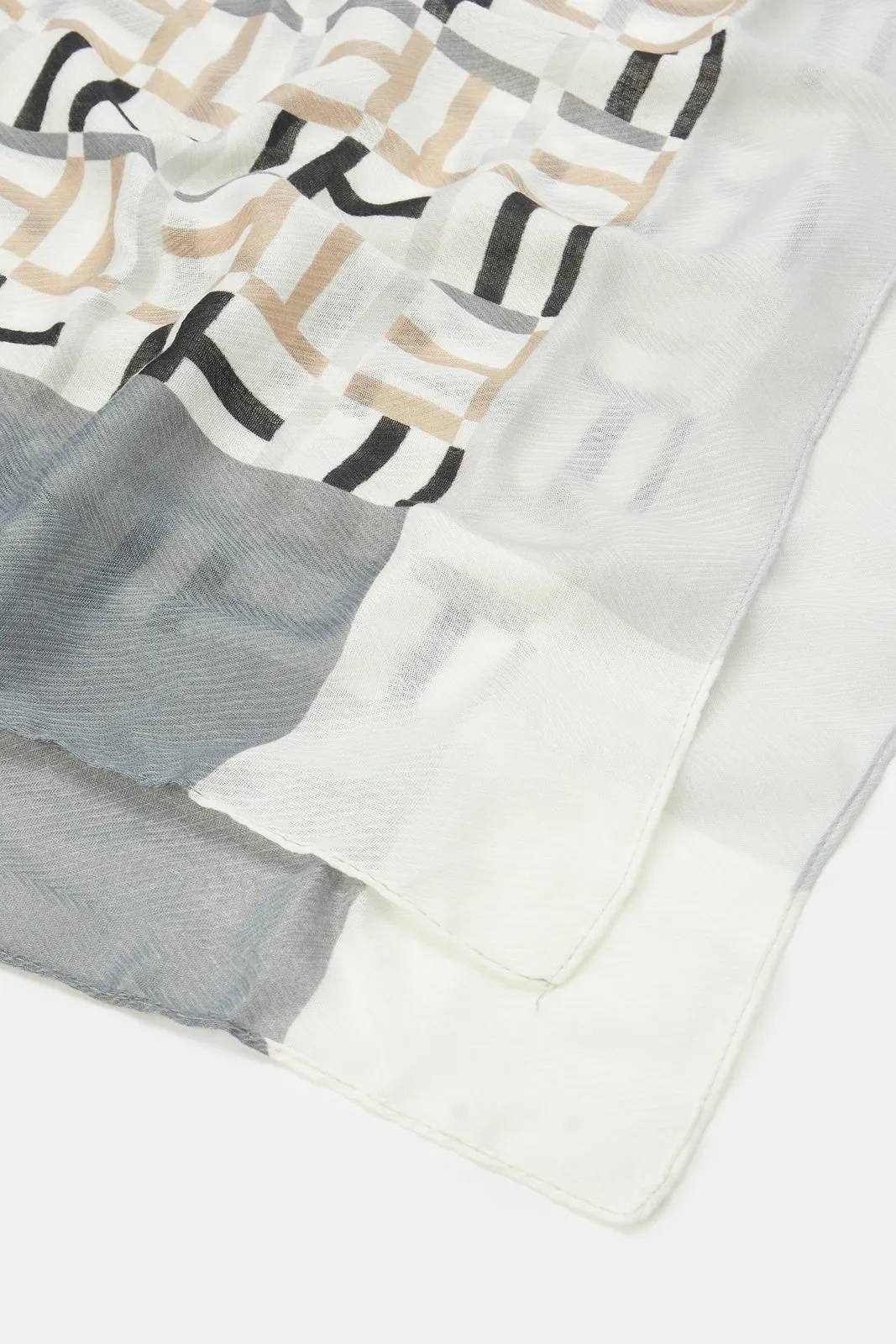 Women Multicolor Printed Scarf sold by Redtag product image thumbnail 4