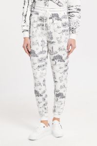 Women White Printed Joggers sold by Redtag