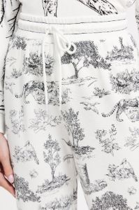 Women White Printed Joggers sold by Redtag