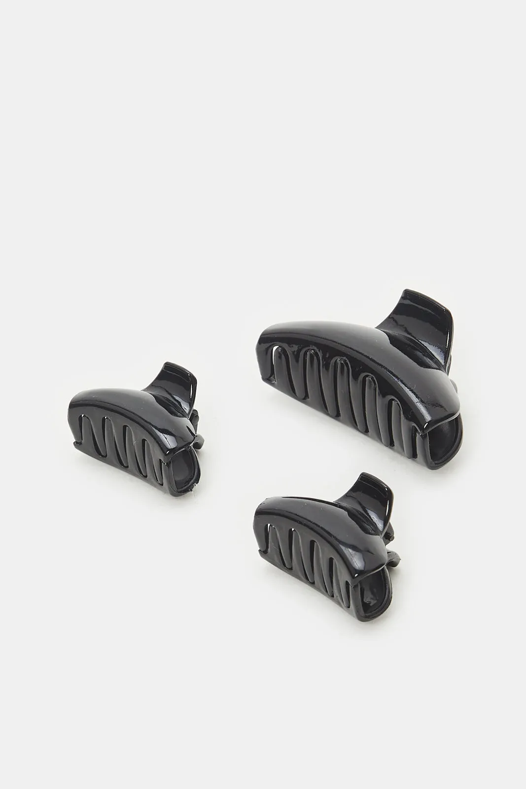 Women Black Hair Clip Set (Pack of 3) sold by Redtag