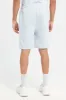 Men Blue Printed Active Shorts sold by Redtag