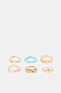 Women Assorted Ring Set (6x Piece) sold by Redtag