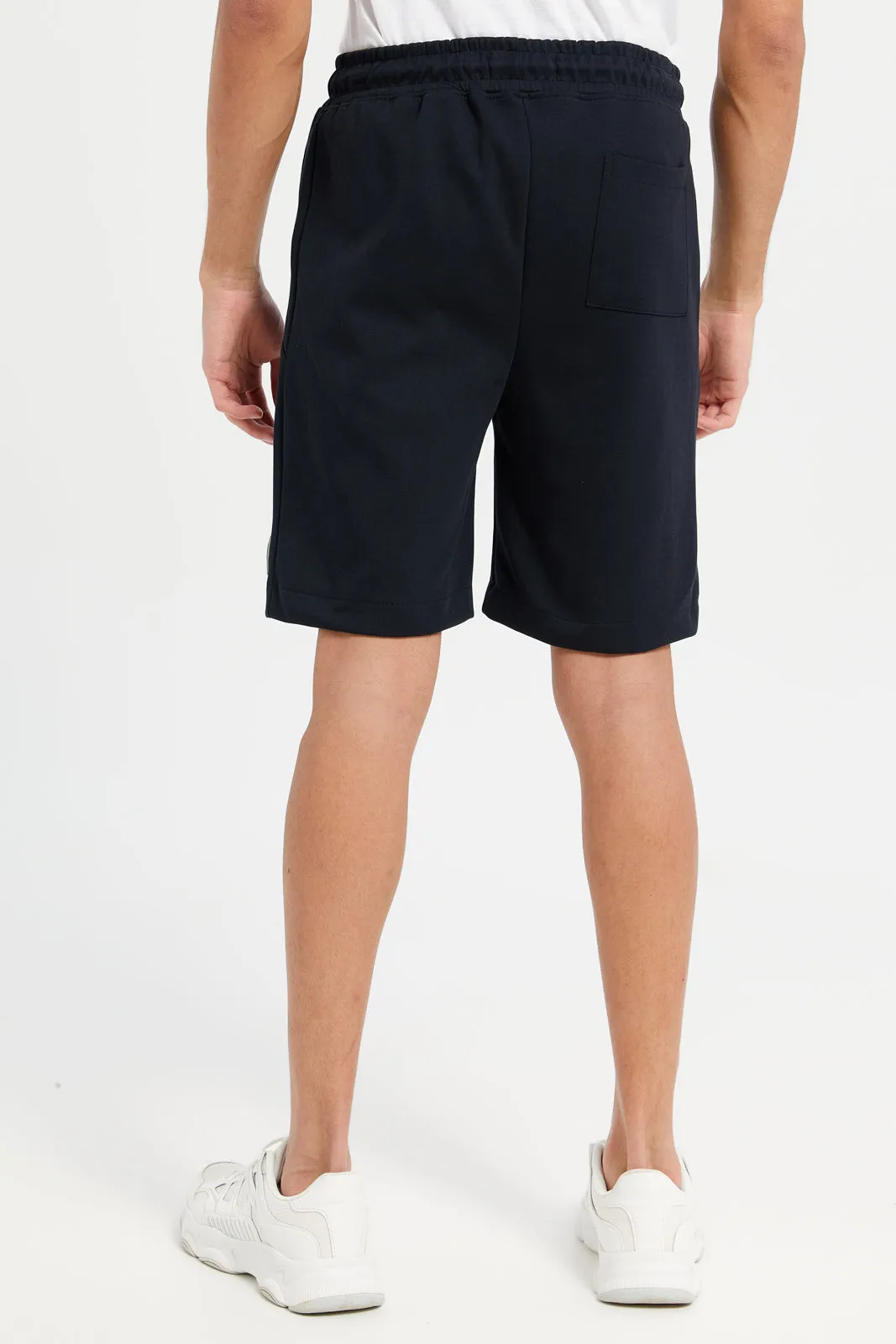 Men Black Print Active Shorts sold by Redtag product image thumbnail 3