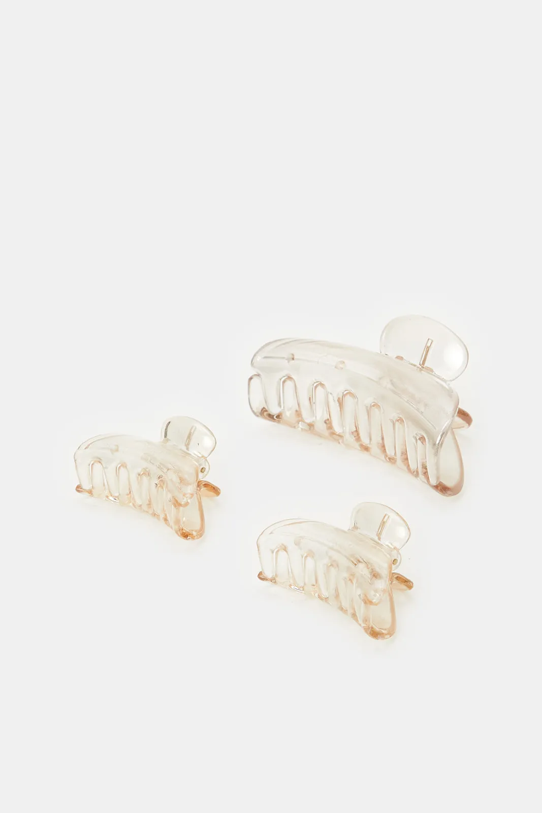 Women Brown Hair Clip Set (Pack of 3) sold by Redtag