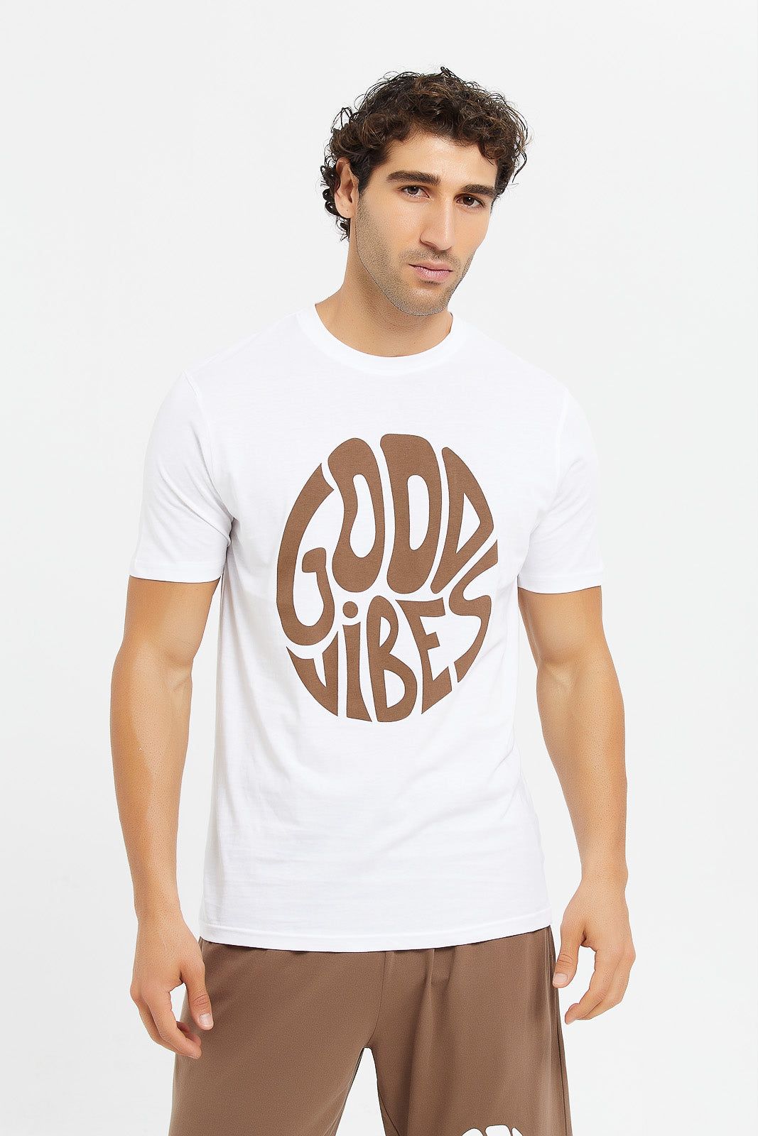 Men White Shorts Pyjama Set (2 Piece) sold by Redtag product image thumbnail 2